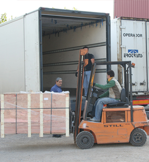transportistes especialitzats en logística i transport de mercaderies tèxtils